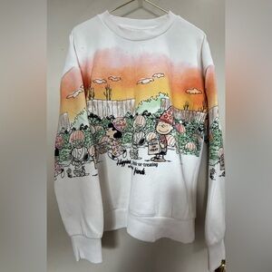 Peanuts White Crewneck Sweatshirt